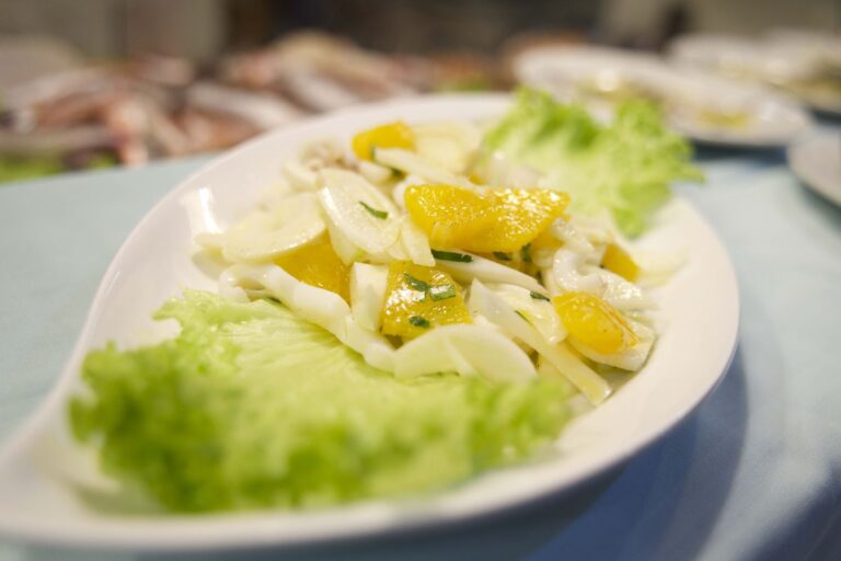 Julienne con finocchi e arance